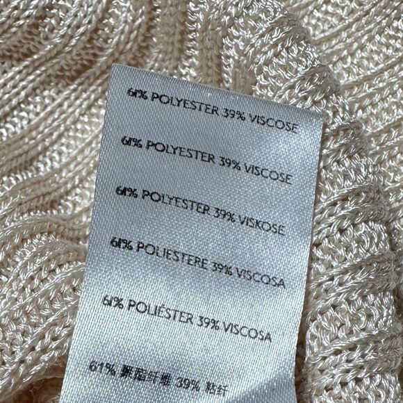 Free People Game On Cardigan Cream Beige Cardi White Swan Size S Small NWT - Picture 8 of 10